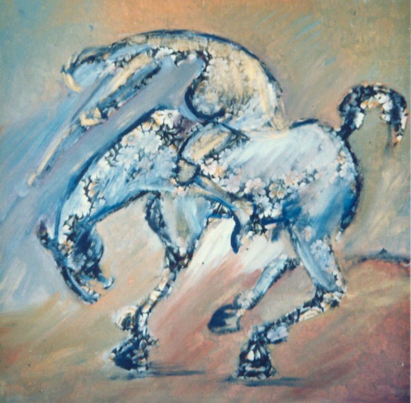 Felice Lovisco, senza titolo, olio su tela