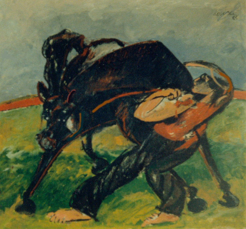 Felice Lovisco_cavallo_dipinto