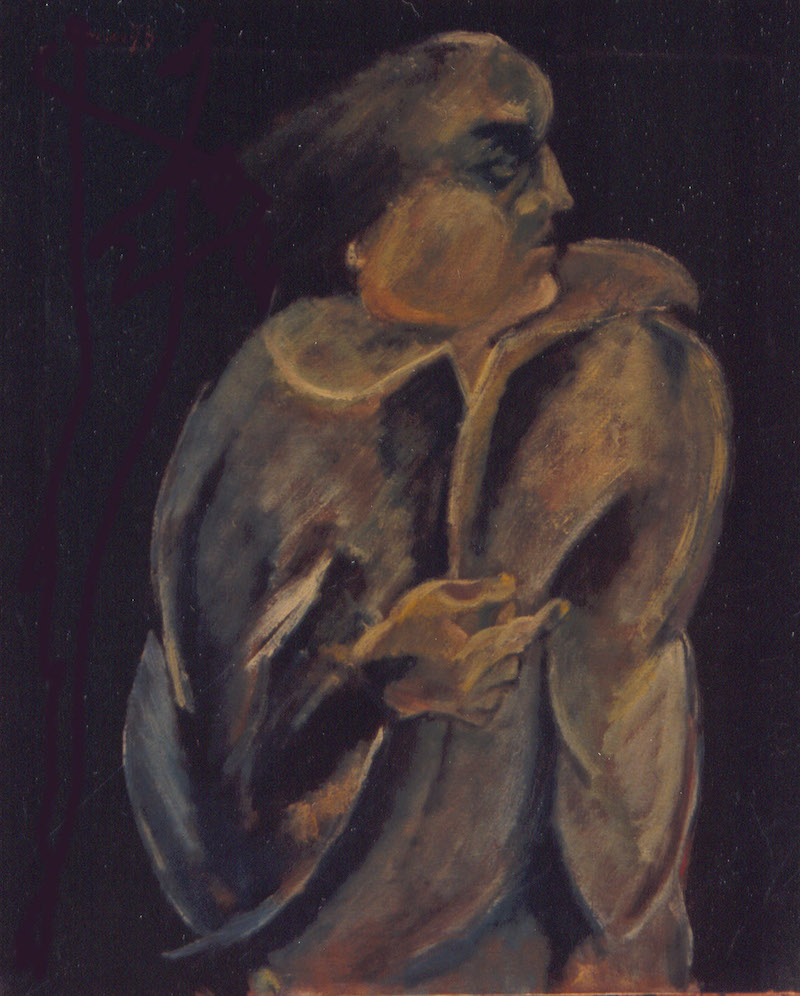 Felice Lovisco, senza titolo, olio su tela, 1979