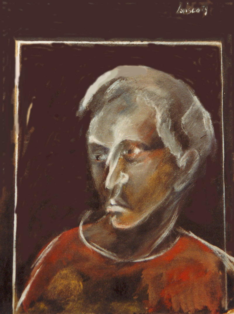 Felice Lovisco, senza titolo, olio su tavola, 1979