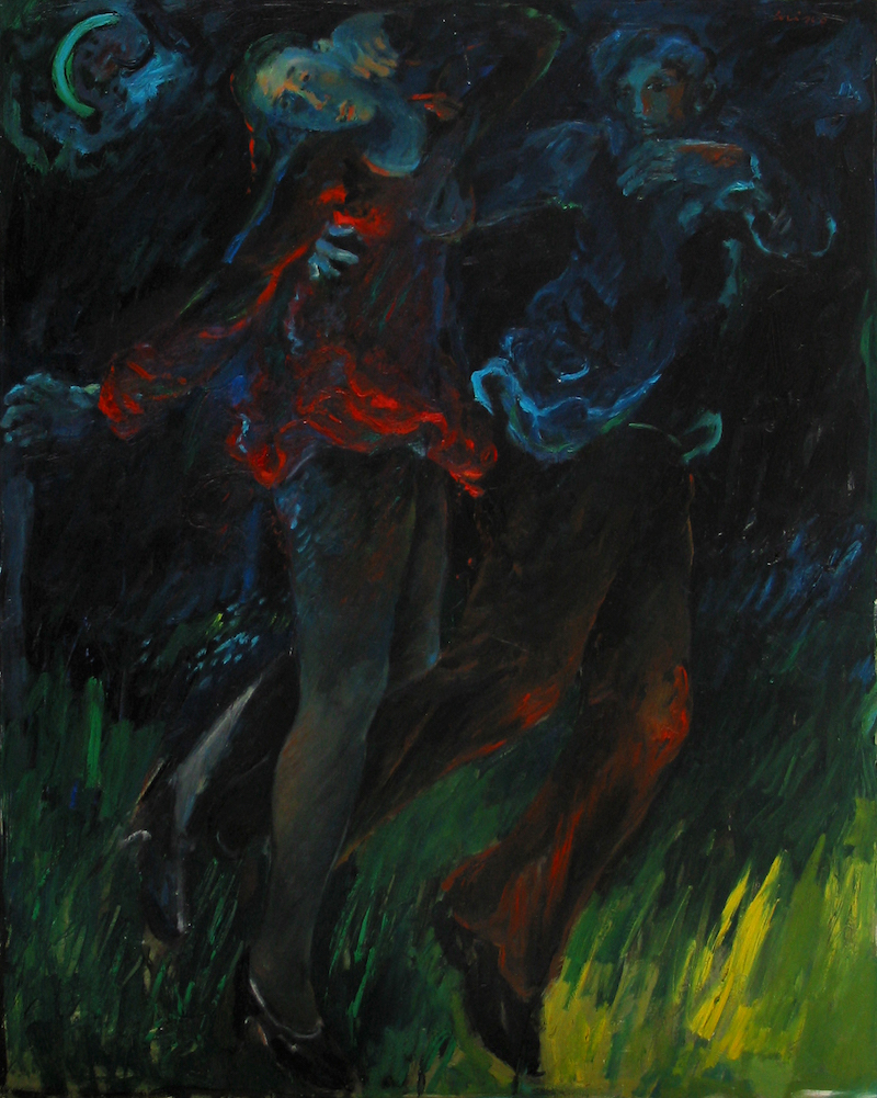 Felice_Lovisco_Amanti-sotto-la-luna_1990