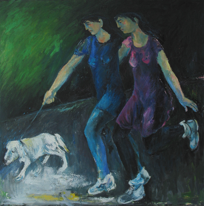 Felice_Lovisco_figure-con-cane