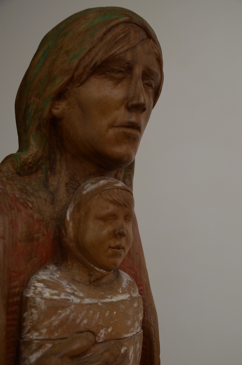 Felice Lovisco, Maternità lignea,, 1994